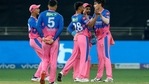 Kartik Tyagi defended 4 off the final over against Punjab Kings. (IPL/Twitter) Kartik Tyagi defended 4 off the final over against Punjab Kings. (IPL/Twitter)