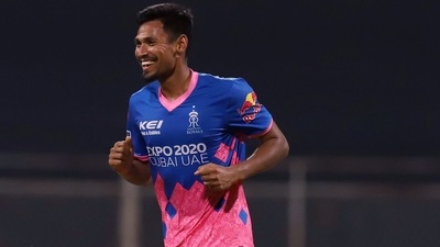 Mustafizur Rahman of Rajasthan Royals: File Photo (IPL / Twitter)