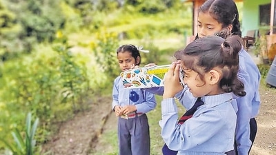 Schools have also been directed to carry out sanitation drives in their premises before allowing students back into classrooms (HT_PRINT) Schools have also been directed to carry out sanitation drives in their premises before allowing students back into classrooms (HT_PRINT)