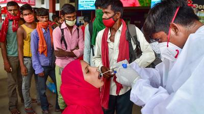 All the 67 Covid-19 suspects have been put under home isolation till the results from RT-PCR tests are received. (PTI Photo/Representative) All the 67 Covid-19 suspects have been put under home isolation till the results from RT-PCR tests are received. (PTI Photo/Representative)