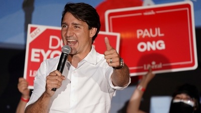 Prime Minister Justin Trudeau called an election two years early in hopes of securing a parliamentary majority. (REUTERS)