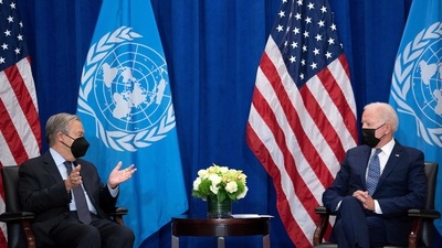 US President Joe Biden also plans on limiting his time at UNGA due to coronavirus concerns (AFP) US President Joe Biden also plans on limiting his time at UNGA due to coronavirus concerns (AFP)