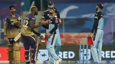 KKR beat RCB by 9 wickets iin IPL 2021 match No. 31. (IPL)