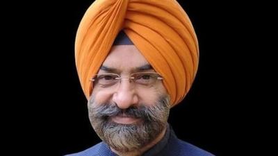 Delhi Sikh Gurdwara Management Committee outgoing chief Manjinder Singh Sirsa.