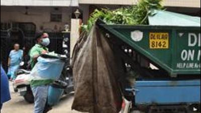 Household waste should be segregated into the three mandated categories of non-biodegradable (dry waste), biodegradable (wet waste) and domestic hazardous waste. (Raj K Raj/HT PHOTO) Household waste should be segregated into the three mandated categories of non-biodegradable (dry waste), biodegradable (wet waste) and domestic hazardous waste. (Raj K Raj/HT PHOTO)