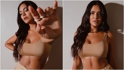 Esha Gupta in nude bralette and waist-high slit skirt set is ravishing, see all pics (Instagram/@egupta) Esha Gupta in nude bralette and waist-high slit skirt set is ravishing, see all pics (Instagram/@egupta)