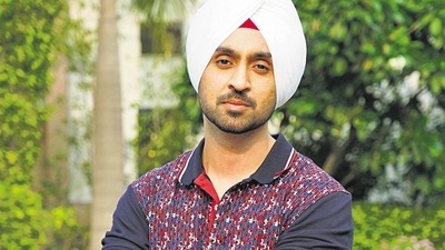 Diljit Dosnjah has responded to critics who question his allegiance to Punjab. (Gokul VS / HT)