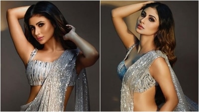 Mouni Roy in electrifying sequin saree serves glam Desi Girl moment for new pics (Instagram/@imouniroy) Mouni Roy in electrifying sequin saree serves glam Desi Girl moment for new pics (Instagram/@imouniroy)