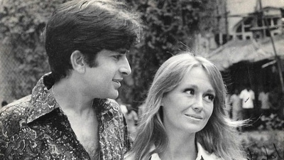 Shashi Kapoor with his wife Jennifer Kendal. Shashi Kapoor with his wife Jennifer Kendal.
