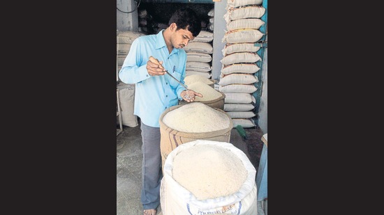Rice exports grew 13.7% from $3,359 million in April-August 2020 to $3,820 million in April-August 2021, according to the data. (AFP PHOTO.)
