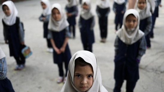 Taliban's latest announcement comes after the education ministry ordered male teachers and students back to secondary school at the weekend, but made no mention of the country's women educators and girl pupils.(via REUTERS)