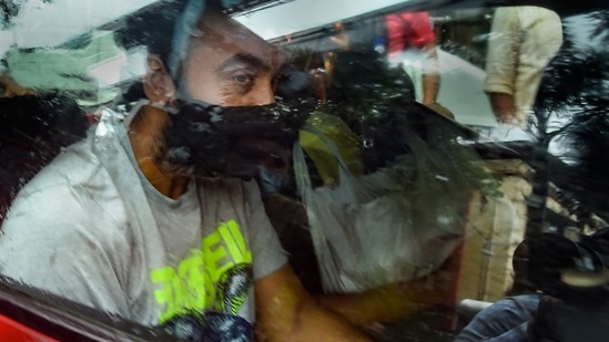 Raj Kundra was arrested by the Mumbai police's crime branch after being booked under relevant sections of the Indian Penal Code, the Information Technology Act and the Indecent Representation of Women (Prohibition) Act.(PTI)