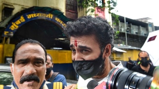 Raj Kundra was lodged in Arthur Road Jail in central Mumbai under judicial custody.(PTI)