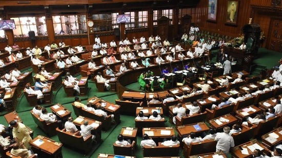 File image of the Karnataka Assembly. (HT Photo)