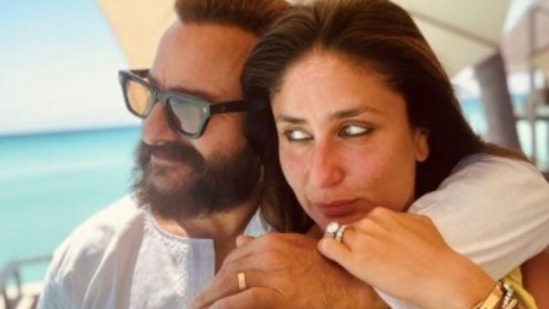 Kareena Kapoor and Saif Ali Khan on their vacation.