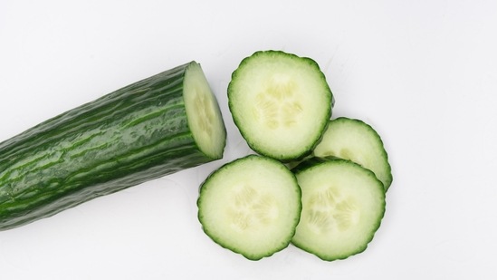 Apply cucumber: Since cucumber has high water content, it may help reduce puffy eyes. It also hydrates the skin and reduces swelling around the face.(Unsplash)