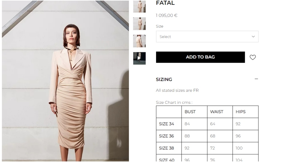 The Fatal dress.&nbsp;(mae-paris.com)