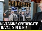 Indian vaccine certificate still invalid in UK?