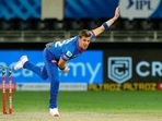Anrich Nortje was on fire in his first spell. Anrich Nortje was on fire in his first spell. 