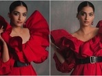 Sonam Kapoor in bright red dress proves exaggerated sleeves can elevate a look instantly(Instagram/@sonamkapoor) Sonam Kapoor in bright red dress proves exaggerated sleeves can elevate a look instantly(Instagram/@sonamkapoor)