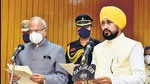 For the swearing-in ceremony of Punjab chief minister Charanjit Singh Channi, different police officials were deployed on security duties and nakas were set up at different places in the city. But inspector Harinder Singh Sekhon, in-charge of the Chandigarh Police crime branch, was found missing from duty. (ANI) For the swearing-in ceremony of Punjab chief minister Charanjit Singh Channi, different police officials were deployed on security duties and nakas were set up at different places in the city. But inspector Harinder Singh Sekhon, in-charge of the Chandigarh Police crime branch, was found missing from duty. (ANI)