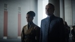 Foundation review: Jared Harris and Loe Llobell in a still from the new Apple TV+ show. Foundation review: Jared Harris and Loe Llobell in a still from the new Apple TV+ show.