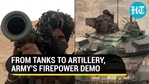Amid Afghan terror worry, Indian Army's display with T-90 Bhishma & T-72 tanks, K-9 Vajra guns Amid Afghan terror worry, Indian Army's display with T-90 Bhishma & T-72 tanks, K-9 Vajra guns