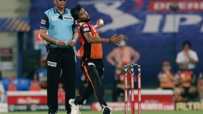 T Natarajan tested positive for Covid-19 (IPL/Twitter) T Natarajan tested positive for Covid-19 (IPL/Twitter)