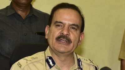 Former Mumbai top cop Parambir Singh. (Anshuman Poyrekar/HT Photo)