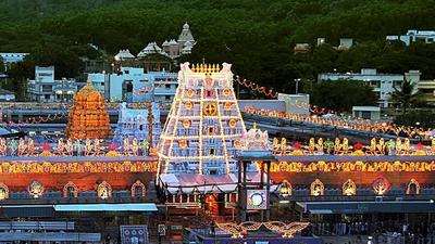 The TTD resumed free darshan at Tirumala temple from September 9, for the sake of devotees, with certain restrictions owing to Covid-19 pandemic. (PTI) The TTD resumed free darshan at Tirumala temple from September 9, for the sake of devotees, with certain restrictions owing to Covid-19 pandemic. (PTI)