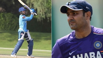 Whom will Shreyas Iyer replace in DC's XI? Virender Sehwag has the answer. (DC/Twitter/Getty) Whom will Shreyas Iyer replace in DC's XI? Virender Sehwag has the answer. (DC/Twitter/Getty)