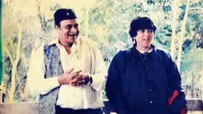 Kalpana Lajmi with Bhupen Hazarika. Kalpana Lajmi with Bhupen Hazarika.