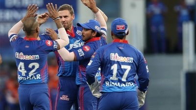 Anrich Nortje was adjudged Player of the Match. (IPL/Twitter) Anrich Nortje was adjudged Player of the Match. (IPL/Twitter)