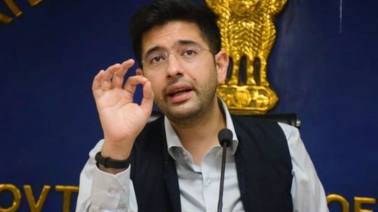 AAP spokesperson Raghav Chadha said that if the BJP wants to fight the AAP, it should do so with Arvind Kejriwal's "politics of work".(ANI file photo)