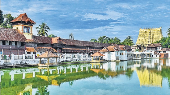 Sri Padmanabhaswamy temple in Trivandrum Kerala India Stock Photo | Adobe  Stock