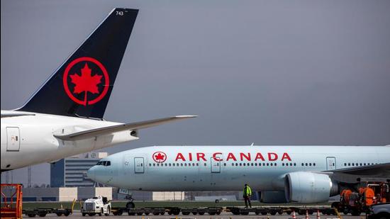 A file photo of Air Canada planes parked at Toronto Pearson Airport in Mississauga, Ontario, Canada. An ongoing ban due to Covid-19 on India-Canada direct flights is likely to be lifted on September 27. (REUTERS)