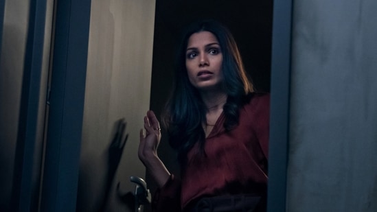 Intrusion movie review: Freida Pinto in a still from the new Netflix film.&nbsp;