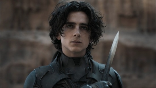 Timothee Chalamet in a still from Dune.