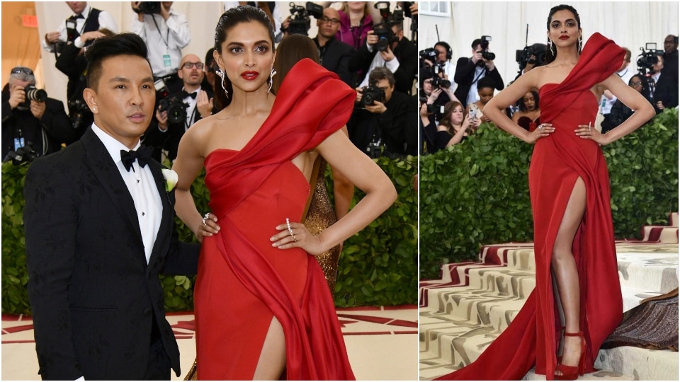 Deepika Padukone at 2018 Met Gala.&nbsp;