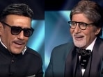 Jackie Shroff on Kaun Banega Crorepati 13. Jackie Shroff on Kaun Banega Crorepati 13.