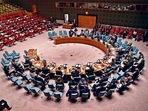 The UN Security Council (top) holds a meeting on the sidelines of the 76th UN General Assembly.