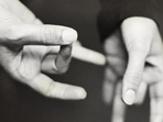 Sign languages are the ones that use visual-manual modality to convey the meaning.