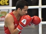 Boxer Deepak Bhoria. (File) Boxer Deepak Bhoria. (File)