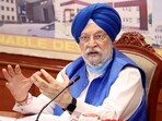 Union minister Hardeep Singh Puri the Trinamool Congress-led West Bengal government has increased prices by <span class='webrupee'>₹</span>3.51 per litre since July.(ANI)