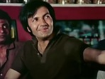 Prem Chopra delivers his famous line. Prem Chopra delivers his famous line.