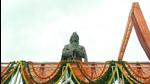 The Samrat Mihir Bhoj statue was unveiled at Mihir Bhoj degree college in Greater Noida on Wednesday by Uttar Pradesh chief minister Yogi Adityanath. (Sunil Ghosh/HT Photo) The Samrat Mihir Bhoj statue was unveiled at Mihir Bhoj degree college in Greater Noida on Wednesday by Uttar Pradesh chief minister Yogi Adityanath. (Sunil Ghosh/HT Photo)