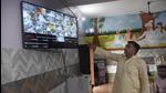 A control room has been set up inside the gram panchayat office in Bhojpur village, from where the live feed of all the locations where the CCTV cameras have been set up can be monitored. (Sakib Ali/HT Photo) A control room has been set up inside the gram panchayat office in Bhojpur village, from where the live feed of all the locations where the CCTV cameras have been set up can be monitored. (Sakib Ali/HT Photo)