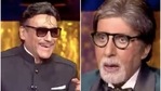 Jackie Shroff on Kaun Banega Crorepati 13, hosted by Amitabh Bachchan. Jackie Shroff on Kaun Banega Crorepati 13, hosted by Amitabh Bachchan.