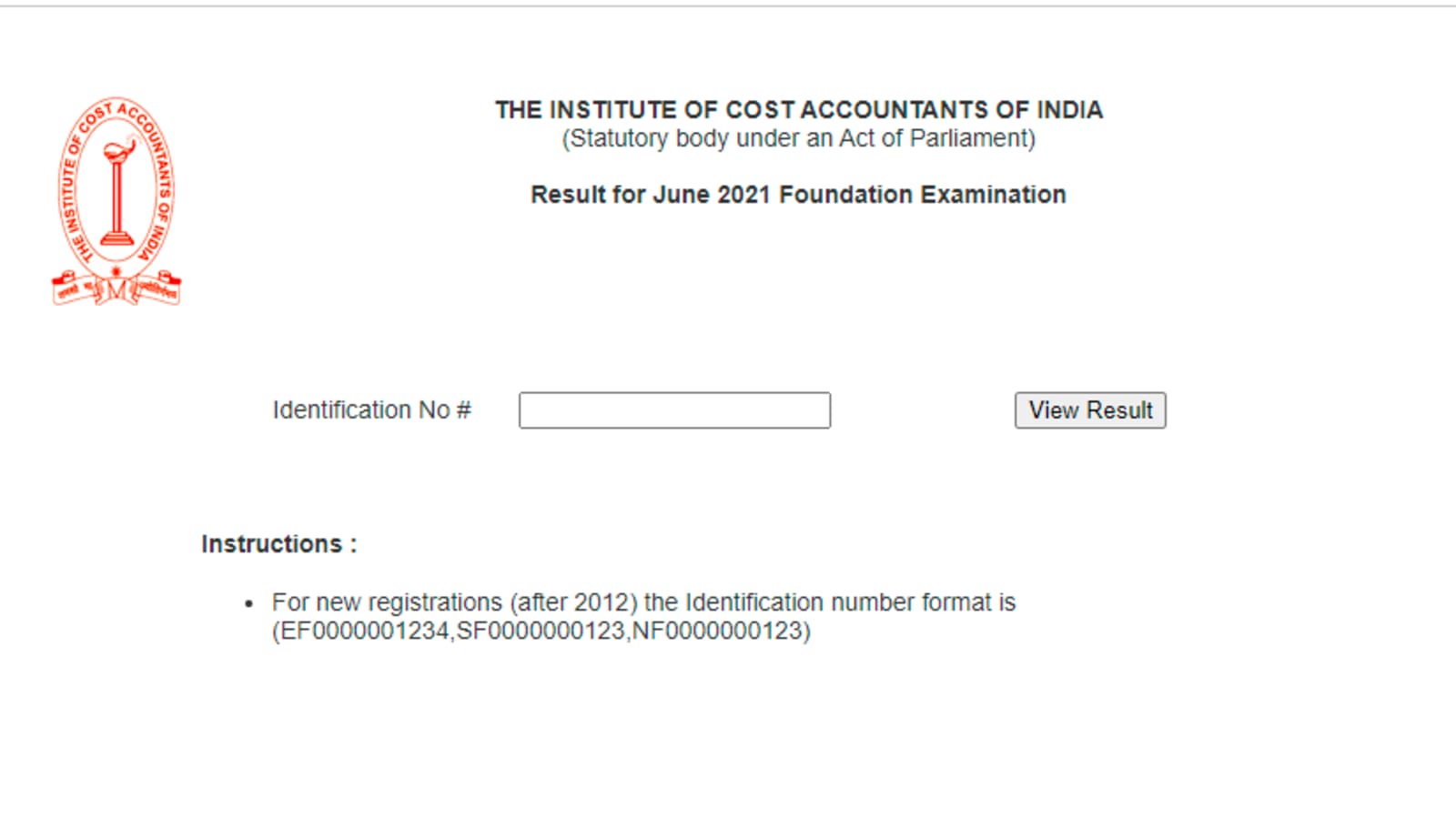 ICMAI CMA June 2021 foundation exam results announced, here's how to