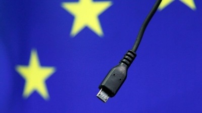 The commission said the typical person living in the EU owns at least three chargers, and use two regularly, but 38% of people report not being able to charge their phones at least once because they couldn’t find a compatible charger. (Reuters) The commission said the typical person living in the EU owns at least three chargers, and use two regularly, but 38% of people report not being able to charge their phones at least once because they couldn’t find a compatible charger. (Reuters)